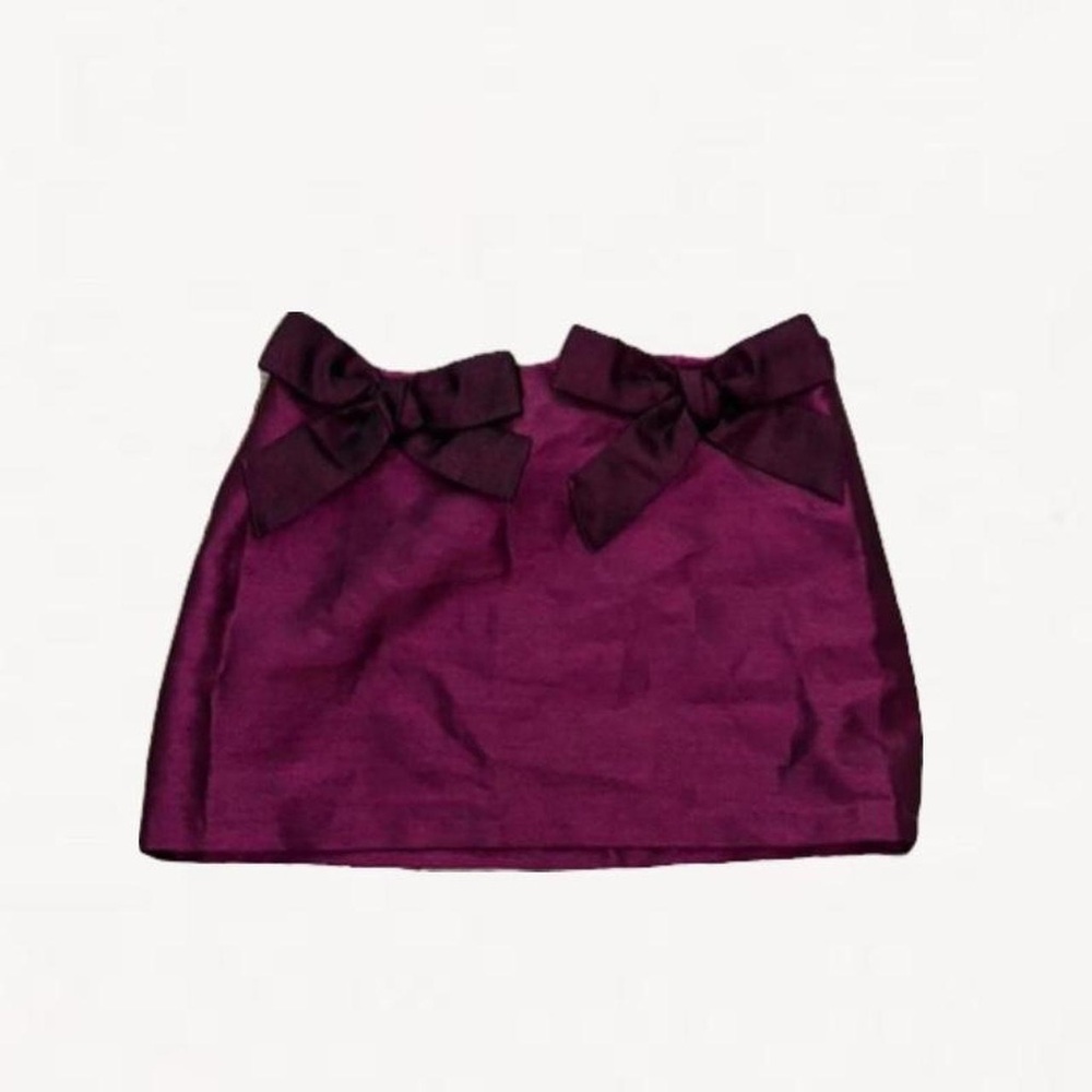 Urban Outfitters Rich Purple Mini Skirt with Bows